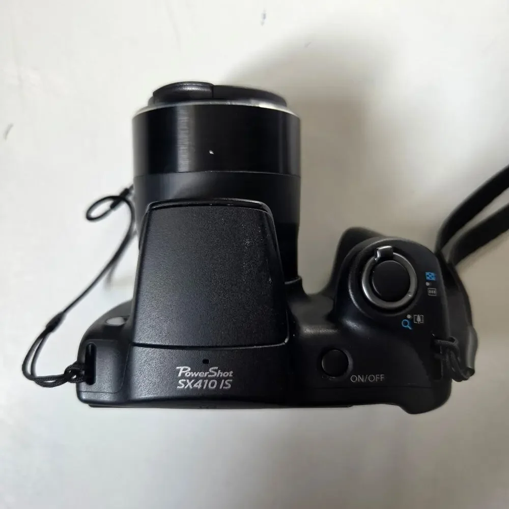 Canon PowerShot SX410 IS 20MP 40x Zoom Digital Camera - Tested & Working - Black